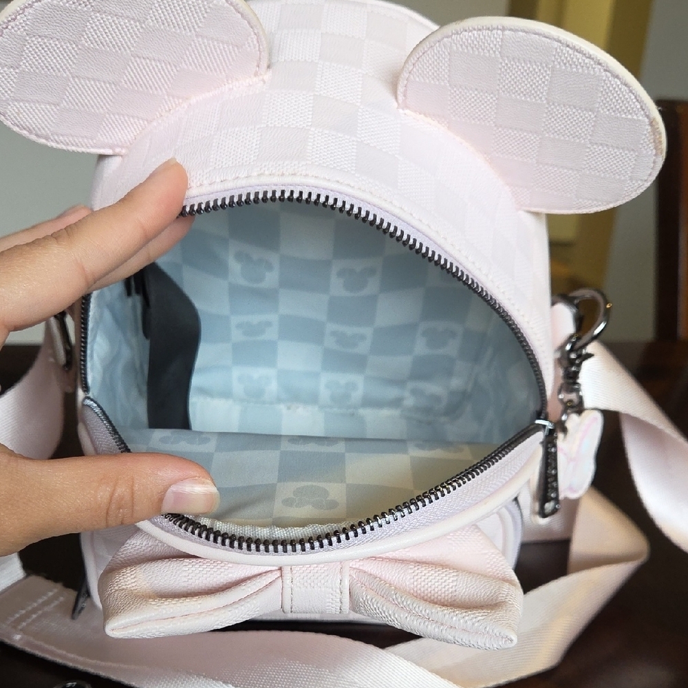 Loungegly Disney Light Pink Minnie Mouse Backpack - Picture 7 of 7